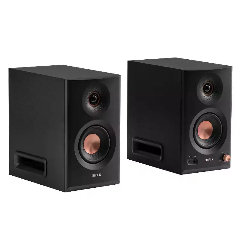 110-Watt-RMS Bluetooth MR5 Powered 2.0 Studio Monitor Speaker Set with 5-In. Woofers, Hi-Res Audio/Hi-Res Audio Wireless, Pair