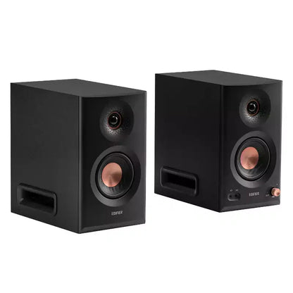 110-Watt-RMS Bluetooth MR5 Powered 2.0 Studio Monitor Speaker Set with 5-In. Woofers, Hi-Res Audio/Hi-Res Audio Wireless, Pair