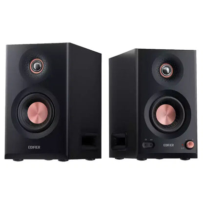 110-Watt-RMS Bluetooth MR5 Powered 2.0 Studio Monitor Speaker Set with 5-In. Woofers, Hi-Res Audio/Hi-Res Audio Wireless, Pair