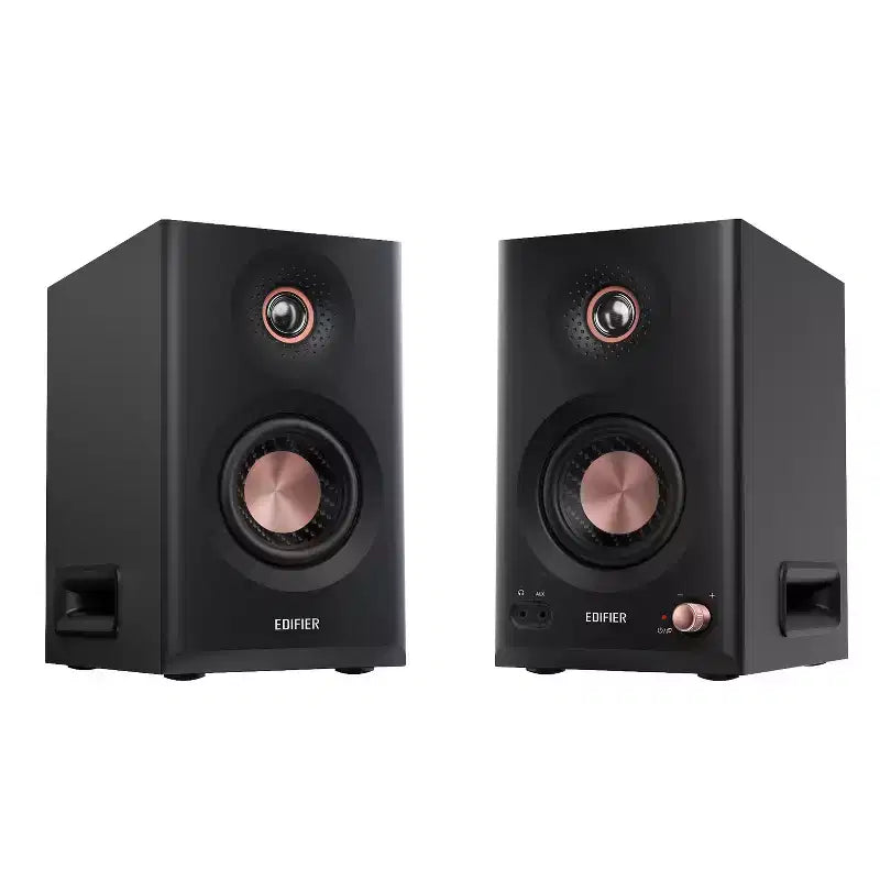 110-Watt-RMS Bluetooth MR5 Powered 2.0 Studio Monitor Speaker Set with 5-In. Woofers, Hi-Res Audio/Hi-Res Audio Wireless, Pair