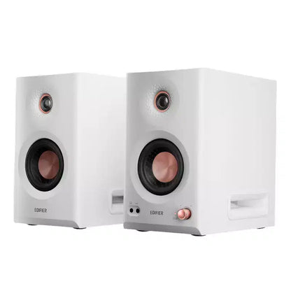 110-Watt-RMS Bluetooth MR5 Powered 2.0 Studio Monitor Speaker Set with 5-In. Woofers, Hi-Res Audio/Hi-Res Audio Wireless, Pair