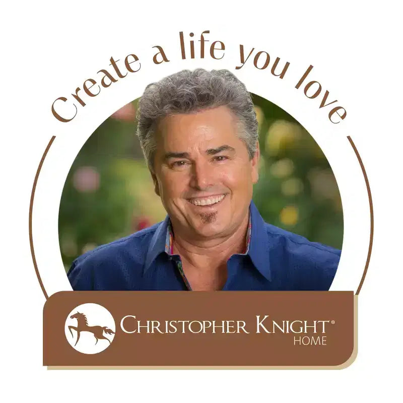 Christopher Knight Home Samira Set da Pranzo da Esterno in Legno di Acacia Rustico a Doghe a 5 Pezzi con Cuscini