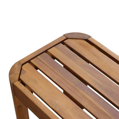Christopher Knight Home Arman Set da Pranzo da Esterno Moderno a 6 Pezzi in Acacia con Design in Vimini e a Doghe
