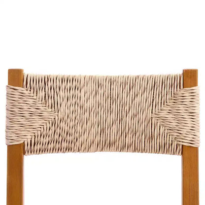 Christopher Knight Home Yasmin, set da pranzo da giardino moderno a 6 pezzi in acacia con design in vimini e a doghe
