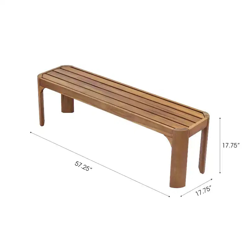 Christopher Knight Home Yasmin, set da pranzo da giardino moderno a 6 pezzi in acacia con design in vimini e a doghe