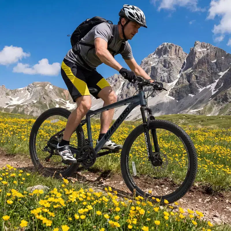 GDFStudio Trailcrest 26 Inch All-Terrain 21-Speed Front Suspension Mountain Bike