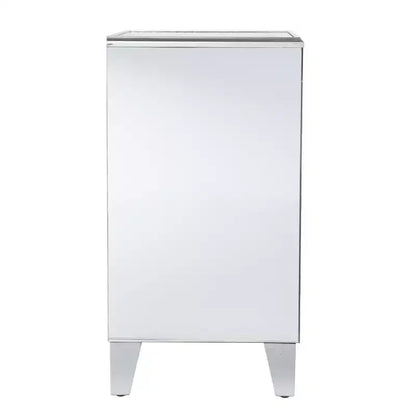 HomeRoots 26 Silver End Table With Three Drawers