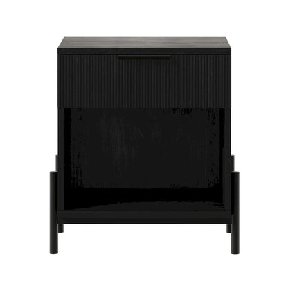 Middlebrook Designs Modern Fluted-Drawer Nightstand