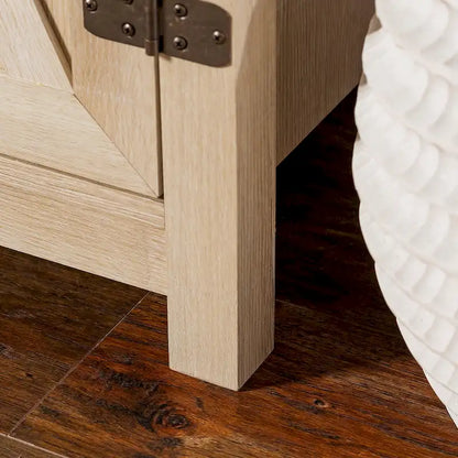 Middlebrook 30-inch Rustic Barn Door Accent Cabinet