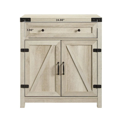 Middlebrook 30-inch Rustic Barn Door Accent Cabinet
