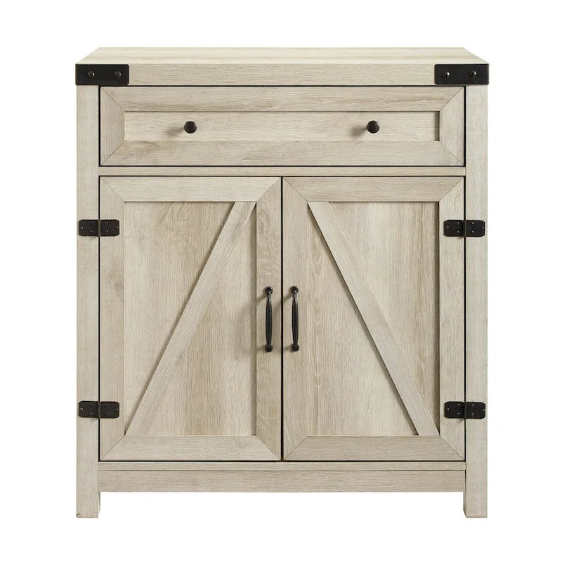 Middlebrook 30-inch Rustic Barn Door Accent Cabinet