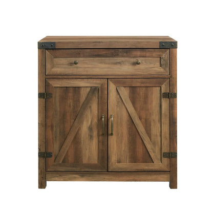 Middlebrook 30-inch Rustic Barn Door Accent Cabinet