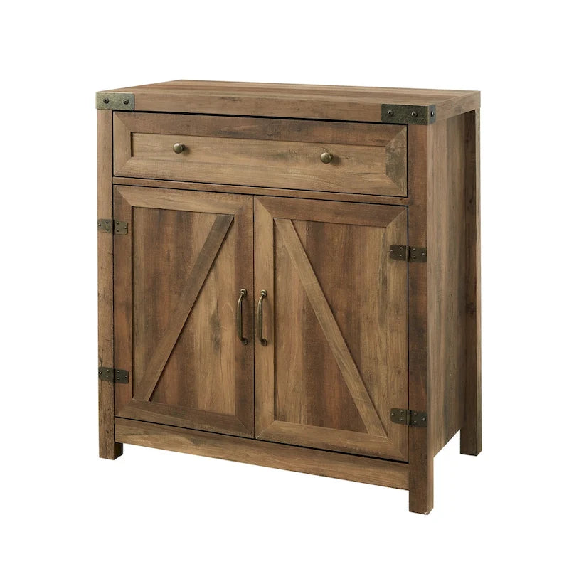 Middlebrook 30-inch Rustic Barn Door Accent Cabinet