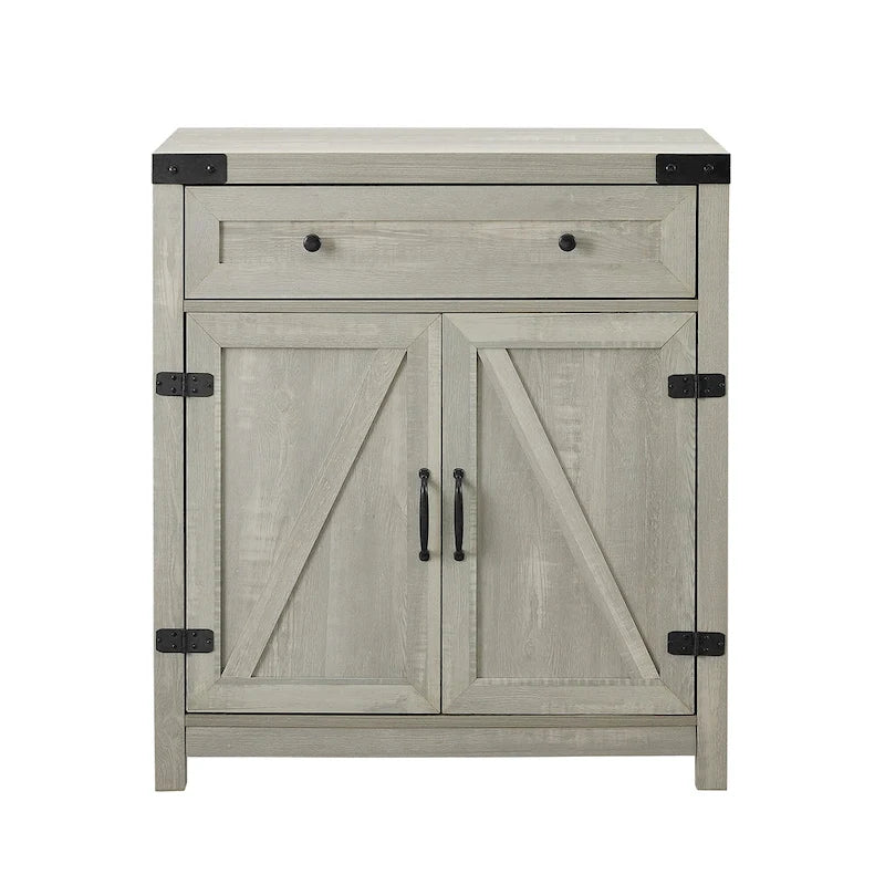 Middlebrook 30-inch Rustic Barn Door Accent Cabinet