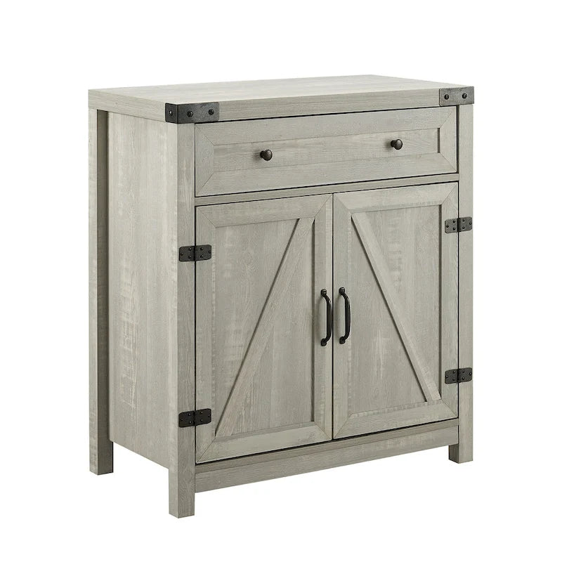 Middlebrook 30-inch Rustic Barn Door Accent Cabinet