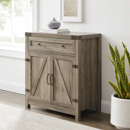 Middlebrook 30-inch Rustic Barn Door Accent Cabinet