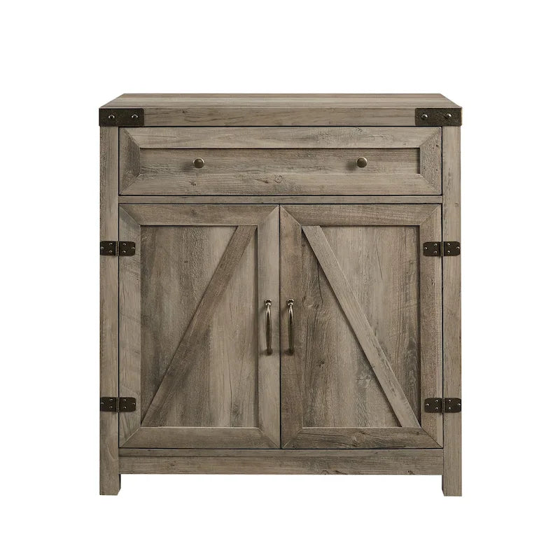 Middlebrook 30-inch Rustic Barn Door Accent Cabinet