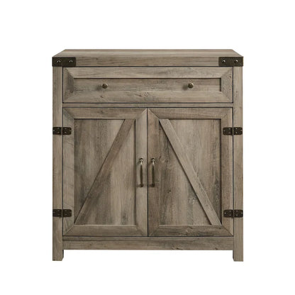 Middlebrook 30-inch Rustic Barn Door Accent Cabinet