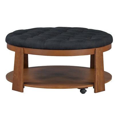 Modern Large Round Ottoman Coffee Table