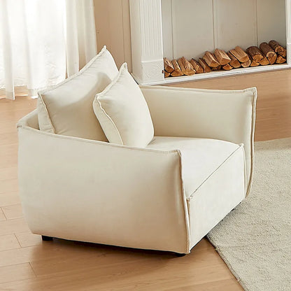 44  Upholstered Arm Chair with Pillows