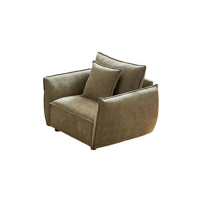 44  Upholstered Arm Chair with Pillows