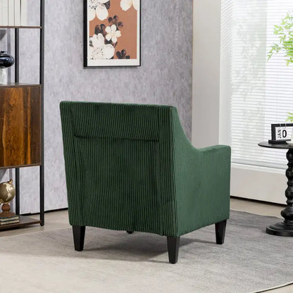 Emerald Modern 26.8  Arm Chair with Rubber Wood Legs