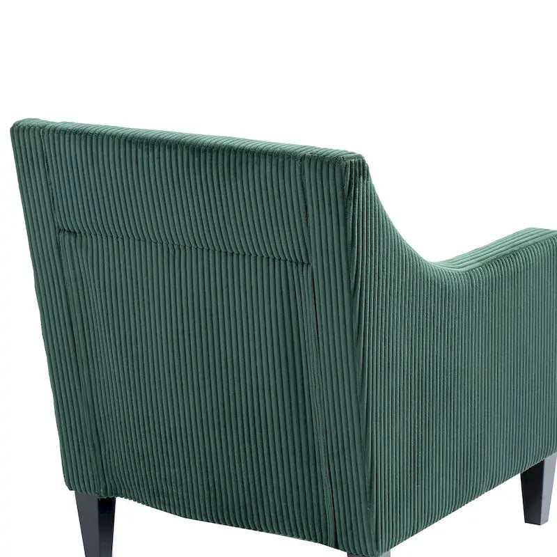 Emerald Modern 26.8  Arm Chair with Rubber Wood Legs