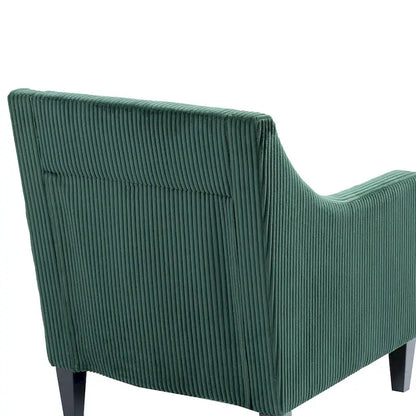 Emerald Modern 26.8  Arm Chair with Rubber Wood Legs