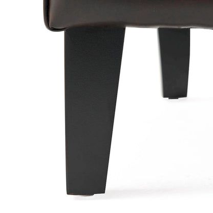 27  High Back Accent Chair with Wing Back and Birch Legs