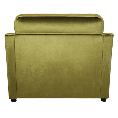 37  Accent Chair with Plastic Legs and Decorative Pillows