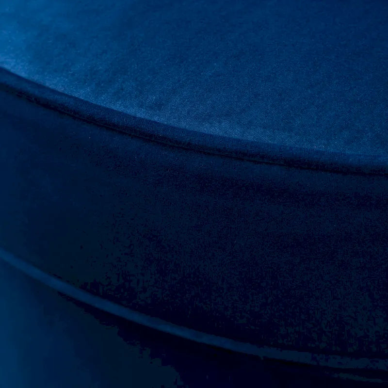 Blue 22  Upholstered Velvet Accent Chair with Swivel Base