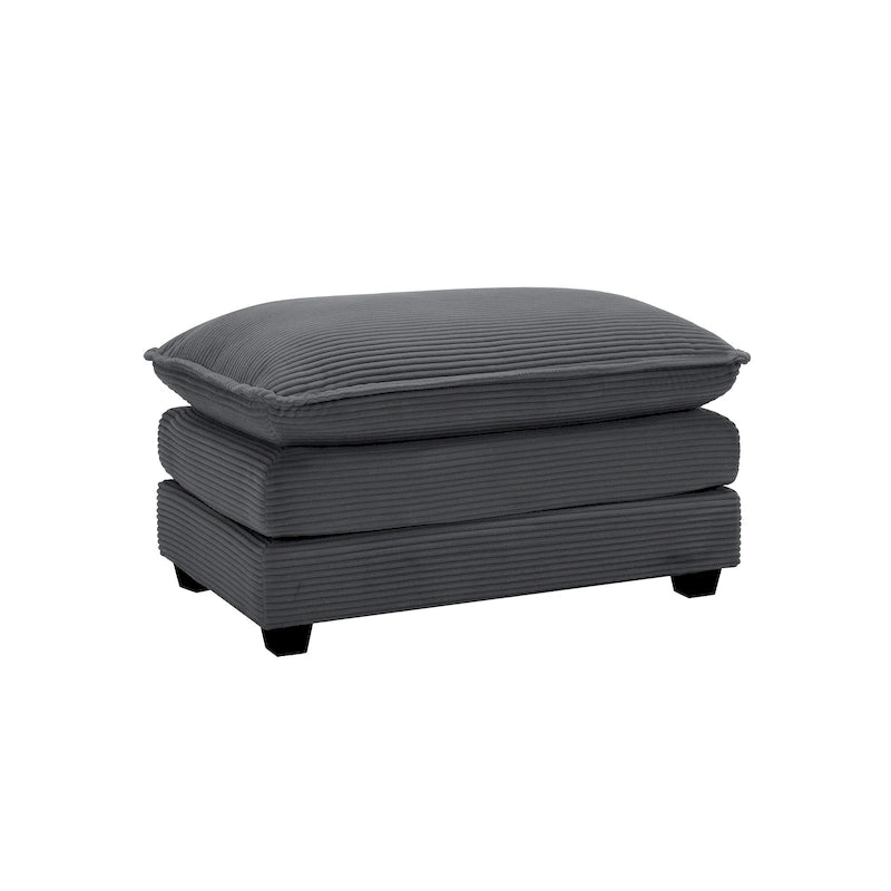 DIY Customization Corduroy Upholstered Armless Modular Sectional Sofa