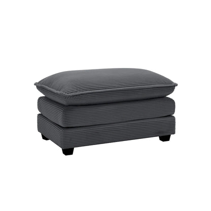 DIY Customization Corduroy Upholstered Armless Modular Sectional Sofa