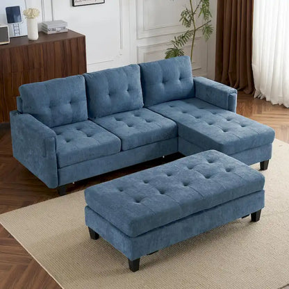 83.4inch L-shaped Sofa Sectional Couch Sofa Bed