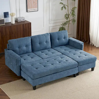 83.4inch L-shaped Sofa Sectional Couch Sofa Bed