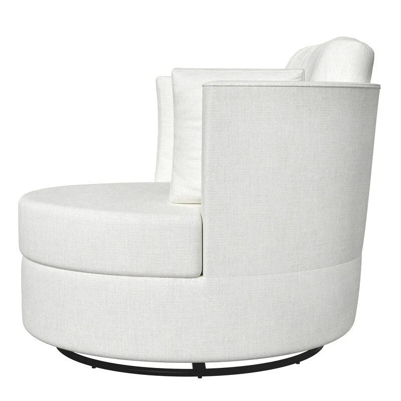 Chenille Swivel Soft Modern Upholstered Accent Chair (Set of 2)