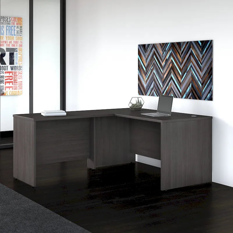 Scrivania a L Studio C da 60W con allungo da 42W di Bush Business Furniture