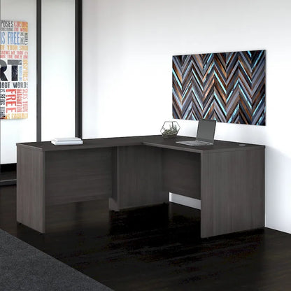 Scrivania a L Studio C da 60W con allungo da 42W di Bush Business Furniture