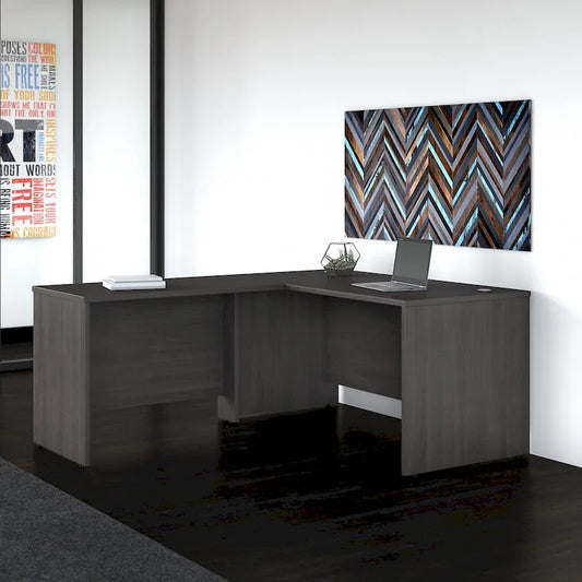 Studio C 60W L Shaped Desk with 42W Return by Bush Business Furniture
