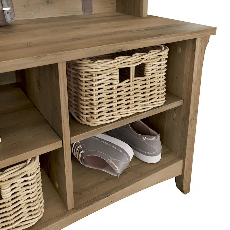 Salinas Hall Tree with Shoe Storage Bench by Bush Furniture