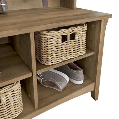 Salinas Hall Tree with Shoe Storage Bench by Bush Furniture