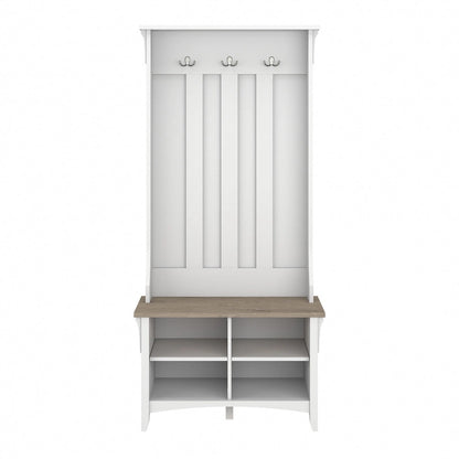 Salinas Hall Tree with Shoe Storage Bench by Bush Furniture