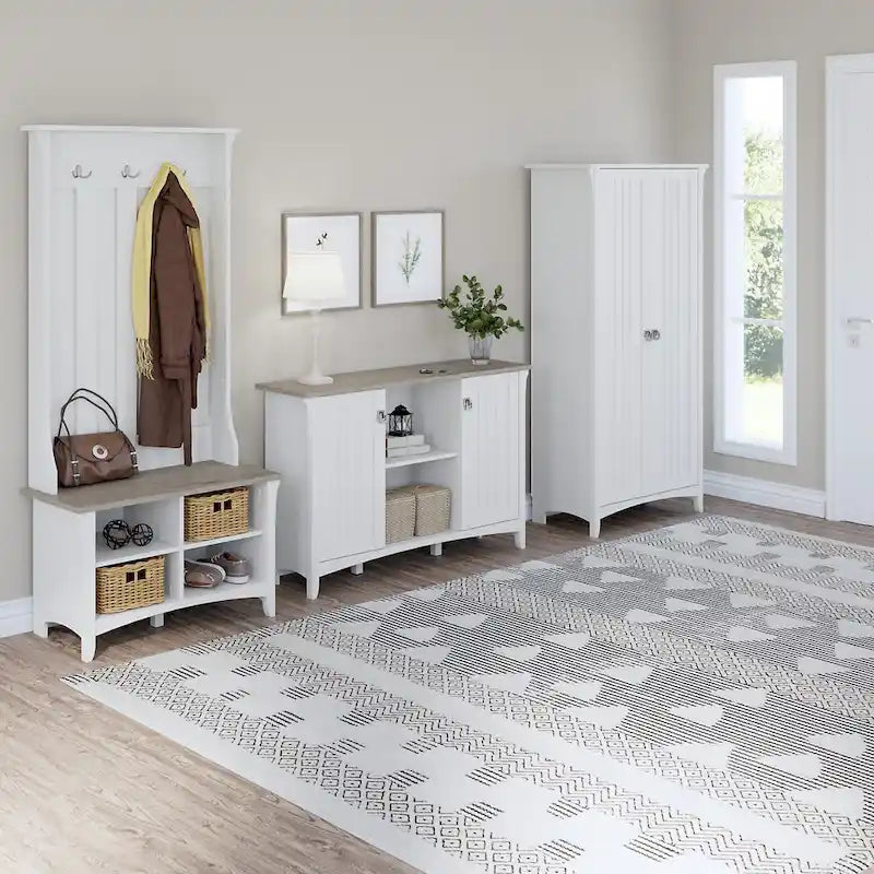 Salinas Hall Tree with Shoe Storage Bench by Bush Furniture