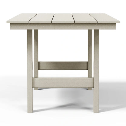 Set da pranzo Polytrends Shoreside da 6 pezzi con sedia e panca