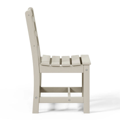 Set da pranzo Polytrends Shoreside da 6 pezzi con sedia e panca