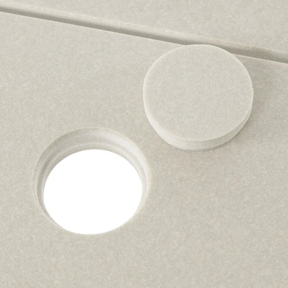 Set da pranzo Polytrends Shoreside da 6 pezzi con sedia e panca