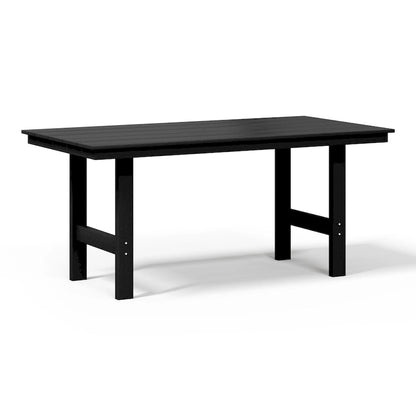 Set da pranzo Polytrends Shoreside da 6 pezzi con sedia e panca