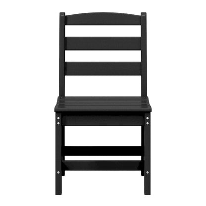 Set da pranzo Polytrends Shoreside da 6 pezzi con sedia e panca