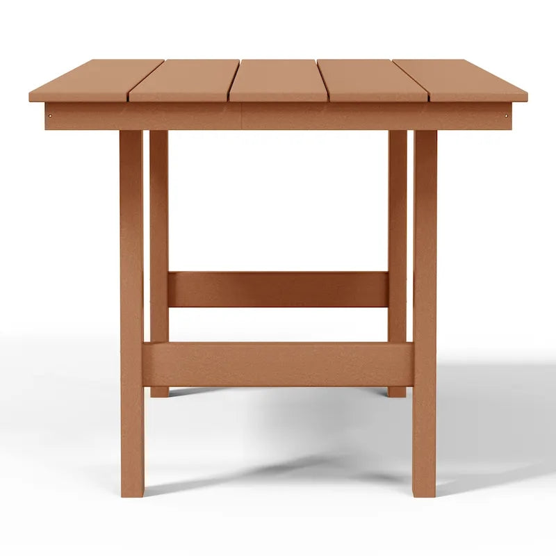 Set da pranzo Polytrends Shoreside da 6 pezzi con sedia e panca