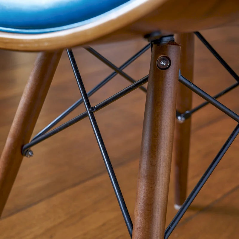 Corvus Madonna Mid-century Teal Accent Chair